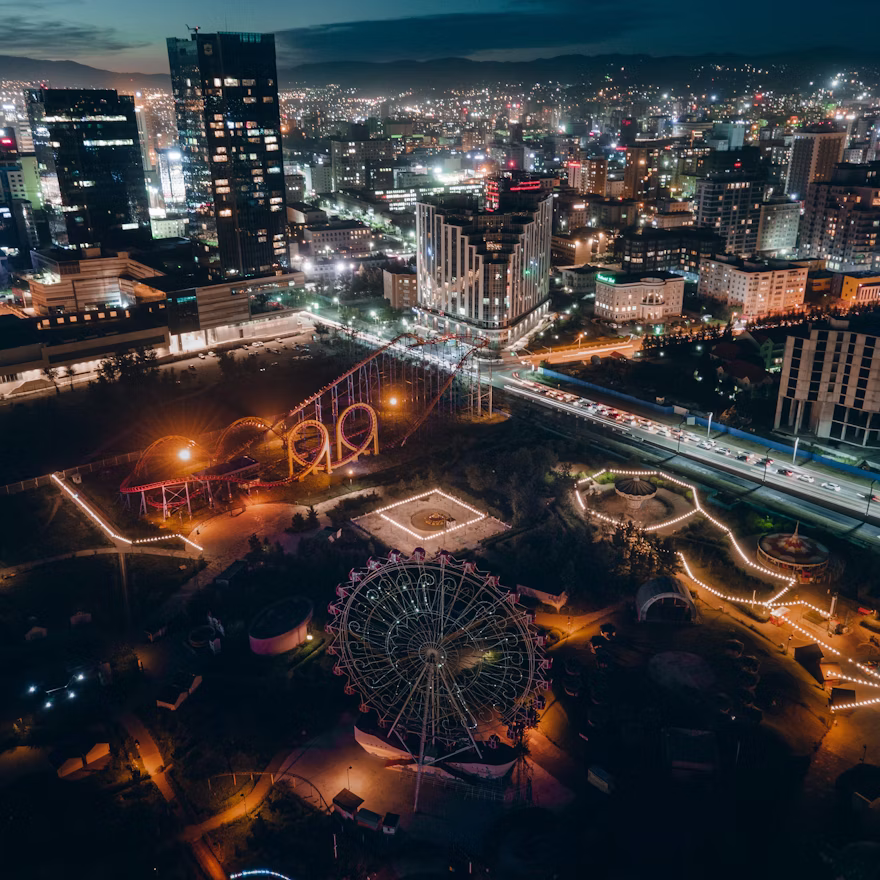 Modern Ulaanbaatar skyline